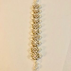 JCrew -Flower Stone Statement Bracelet